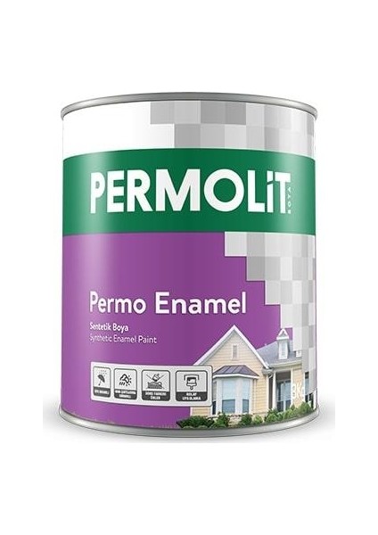 Enamel Sentetik Yağlı Boya Siyah 2,5 lt