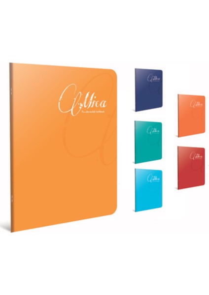 Mica Dikişli A4 60 Yaprak Pp Kapak Defter Kareli 6'lı