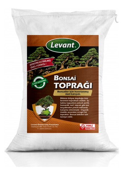 Bonsai Toprağı 5 lt Yüksek Verim