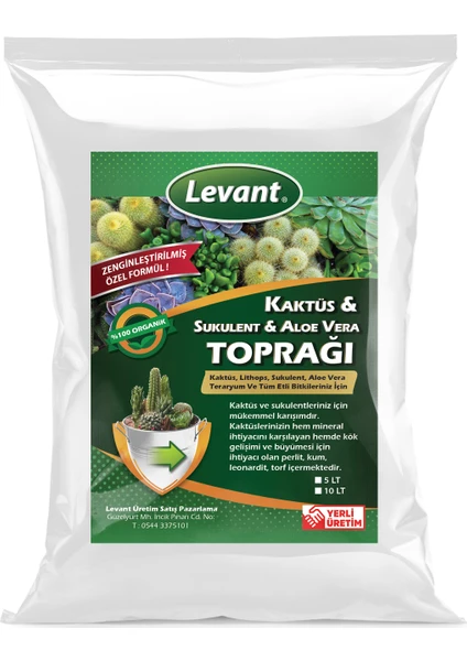 Kaktüs Toprağı 5 lt Yüksek Verim