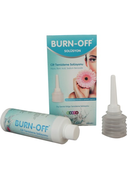 Burn-Off Dış Genital Bölge Temizleme Solüsyonu 250 ml