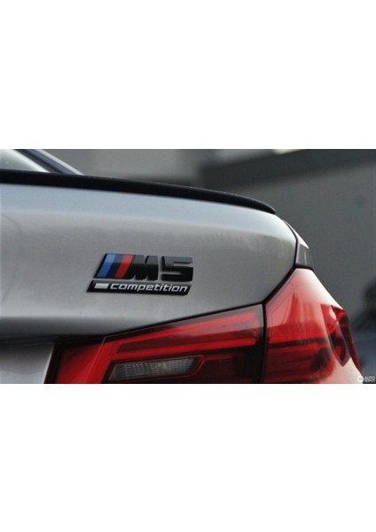 Bmw Depo Bmw M5 Siyah Logo Yazı 3D