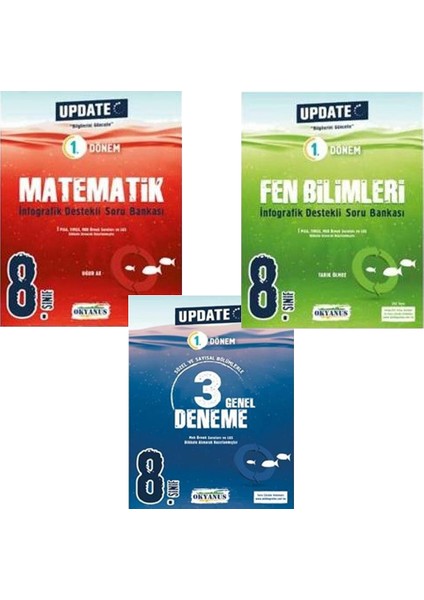 LGS Update 1.Dönem Set Matematik - Fen Bilimleri Inografik Destekli Soru Bankası