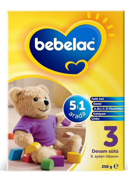 3 Devam Sütü 250 gr