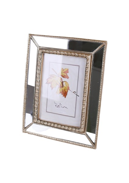 12 x 18 cm Pera Altın Aynalı Çerçeve