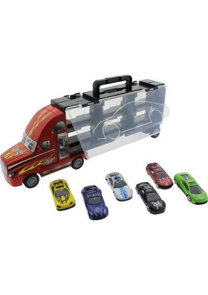 Taşınabilir Die Cast Metal Araçlı Kamyon