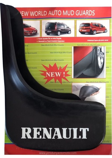 Renault Fluence 4'lü Paçalık Çamurluk Tozluk REN1UX005