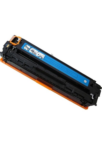 CB541A-CP1215-CP1217-CM1312-CP1515 Muadil Toner 125A 1800 Sayfa Mavi