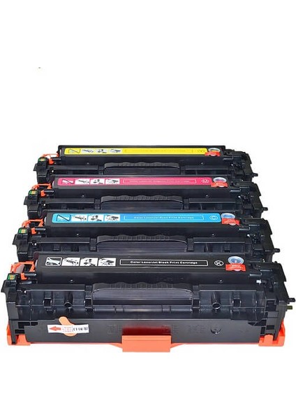 CC530A- CC531A- CC532A- CC533A Takım Muadil Toner