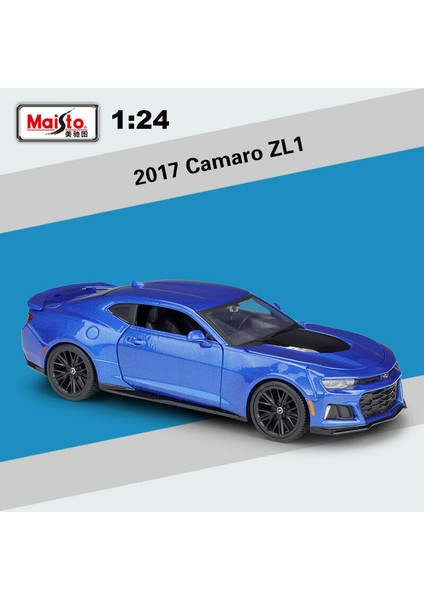 2017 Camaro Zl1 1:24 Mavi Model Araba modelleri