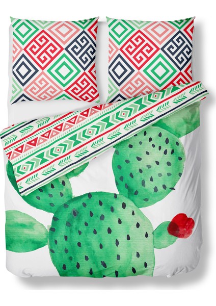 Cacti Çift Kişilik Nevresim Takimi