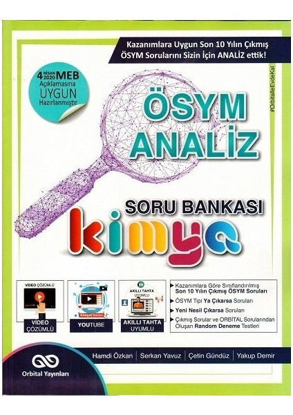 Kimya ÖSYM Analiz Soru Bankası