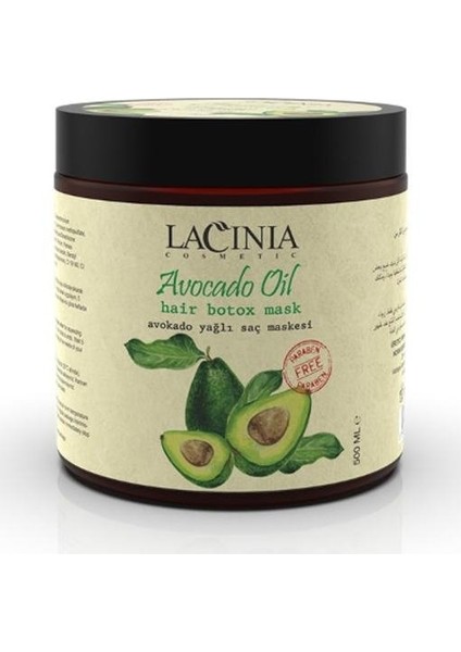 500 ml Avokado Yağlı Saç Maskesi Onarıcı Özellikte Tüm Saçlar İçin Güçlendirici Formül