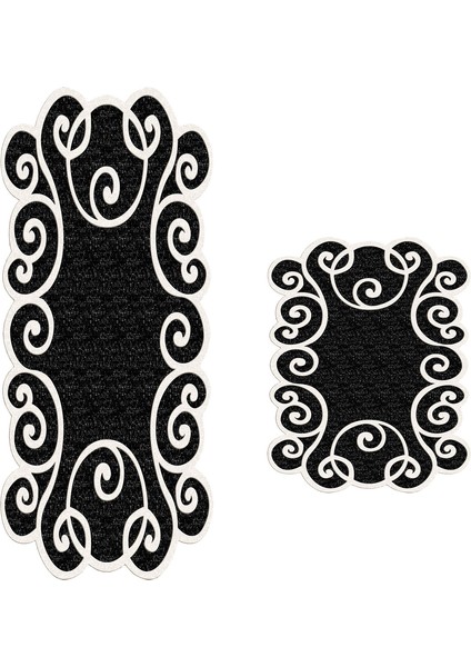 Alanur Stil Özel Kesim Yıkanabilir Kaymaz Taban 2'li Paspas Seti Klozet Takımı ST210109SY fiyatları