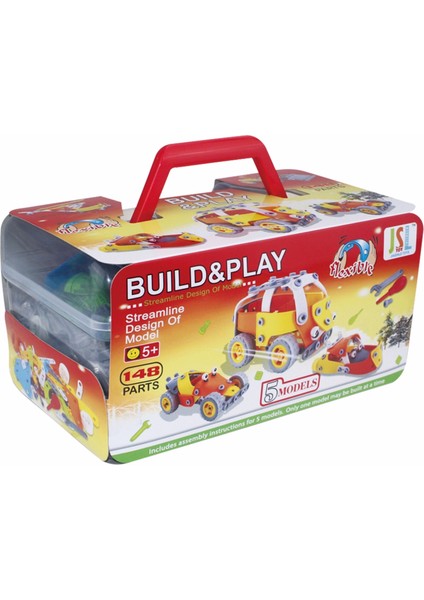 Vidalı Egitici Maket Model Build&Play 5'i Bir Arada