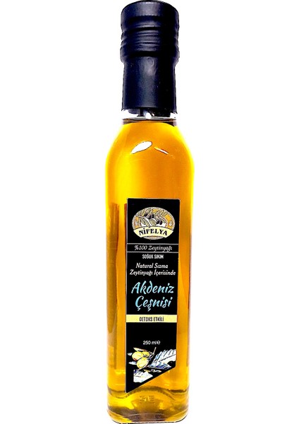 Soğuk Sıkım Sızma Zeytinyağı Içerisinde Saf Akdeniz Çeşnisi Yağları 250 ml