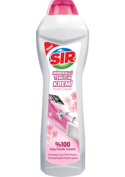 Mineralli Temizlik Kremi Pembe Çiçekler 1125 Gr.