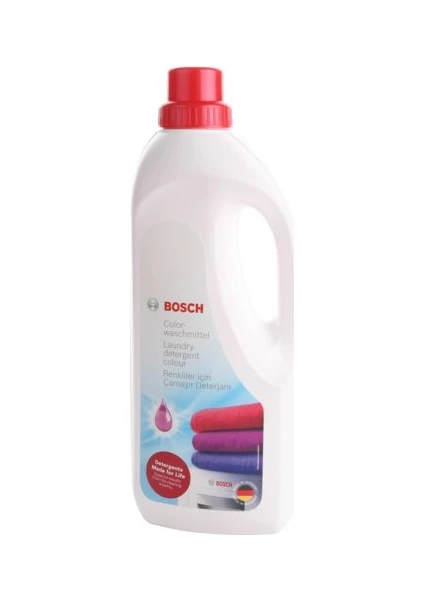 Renkliler Için Bosch Çamaşır Makinesi Deterjanı 1,25 Lt