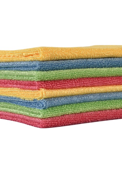 Mikrofiber Kadife Dokulu Genel Temizlik Bezi 40 x 40 cm 60 gr 8'li