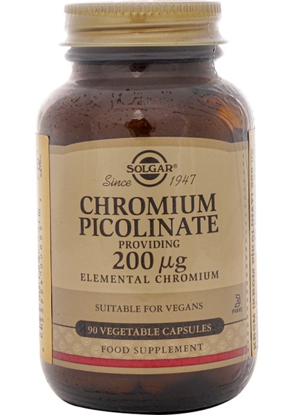 Chromium Picolinate 200Mcg 90 Kapsül