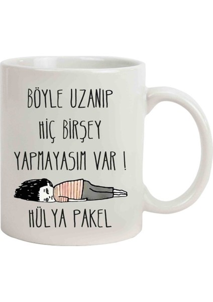 İsme Özel Tembel Temalı Kupa Bardak