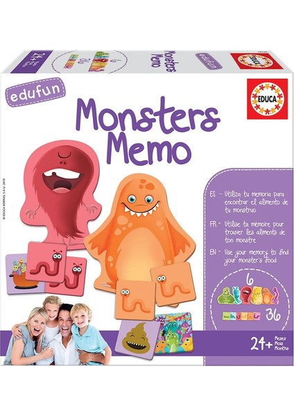 Monsters Memo - Canvarlar Hafıza Oyunu