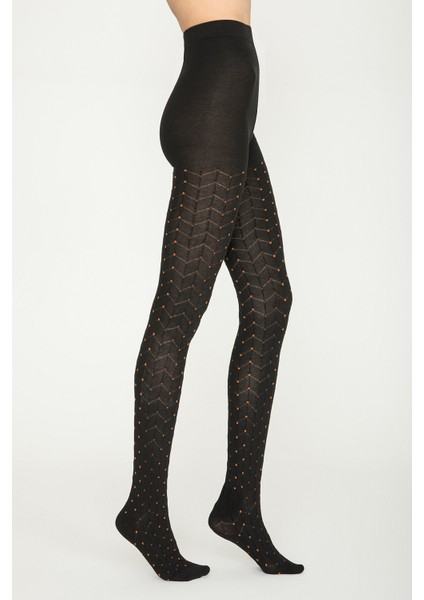 Siyah Elegance Külotlu Çorap