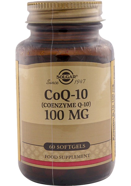 Coenzyme Q-10 100 Mg 60 Kapsül