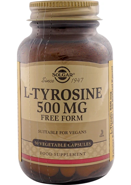 L-Tyrosine 500 Mg 50 Kapsül