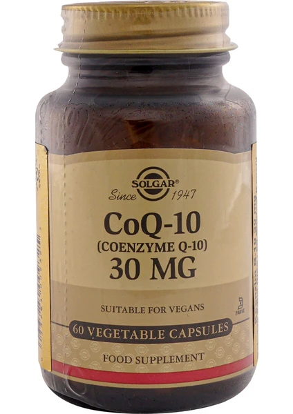 Coenzyme Q-10 30 Mg 60 Kapsül