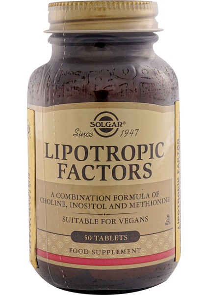 Lipotropic Factors 50 Tablet