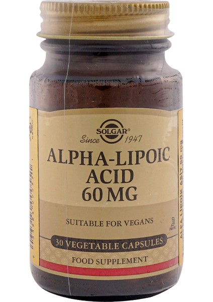 Alpha Lipoic Acid 60 Mg 30 Tablet