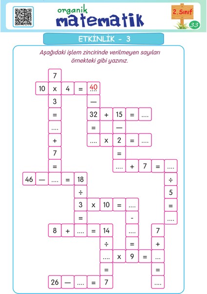 Organik Matematik - 2 modelleri
