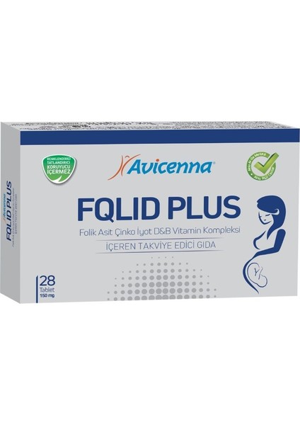 Folid Plus Çinko İyot D -B Vitamin Kompleksi 28 Tablet