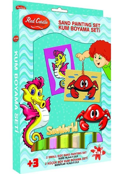 Red Castle Kum Boyama Aktivite Seti Deniz Atı Yengeç DS-212