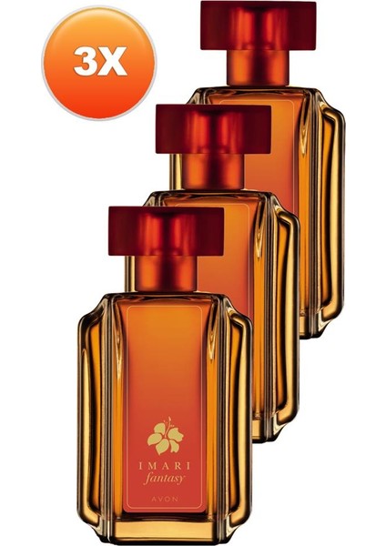 Imari Fantasy Kadın Parfüm Edt 50 Ml. Üçlü Set