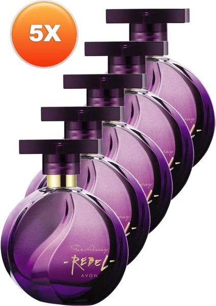 Far Away Rebel Kadın Parfüm Edp 50 Ml. Beşli Set fiyatları