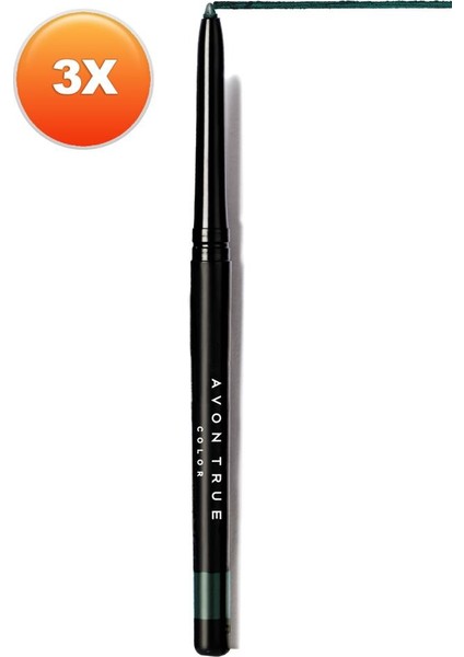 Glimmersticks Açılıp Kapanabilen Göz Kalemi Emerald Üçlü Set