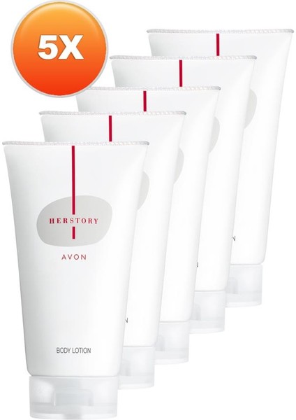 Herstory Kadın Vücut Losyonu 150 Ml. Beşli Set