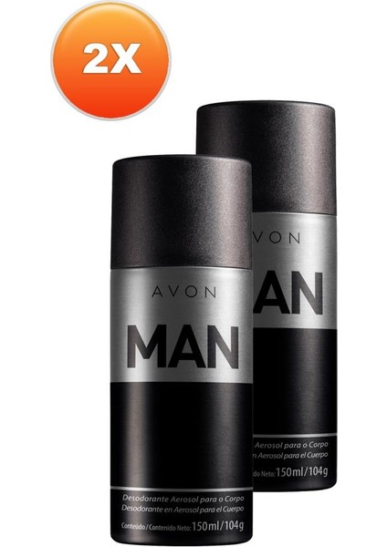 Man Erkek Deodorant Ikili Set