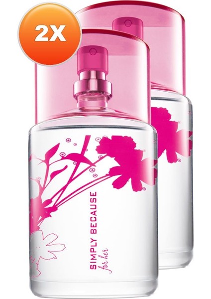 Simply Because For Her Kadın Edt 50 Ml. Ikili Set