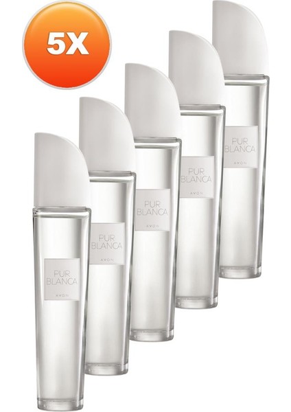 Pur Blanca Kadın Parfüm Edt 50 Ml. Beşli Set