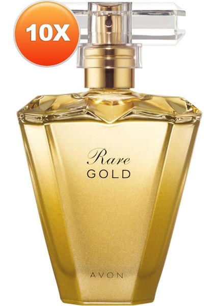 Rare Gold Kadın Parfüm Edp 50 Ml. Onlu Set