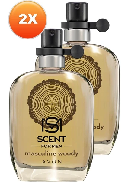 Scent Masculine Woody Erkek Parfüm Edt 30 Ml. Ikili Set