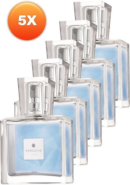 Perceive Kadın Parfüm Edp 30 Ml. Beşli Set