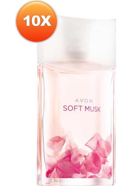 Soft Musk Kadın Parfüm Edt 50 Ml. Onlu Set