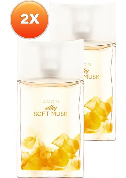 Soft Musk Silky Kadın Parfüm Edt 50 Ml. Ikili Set