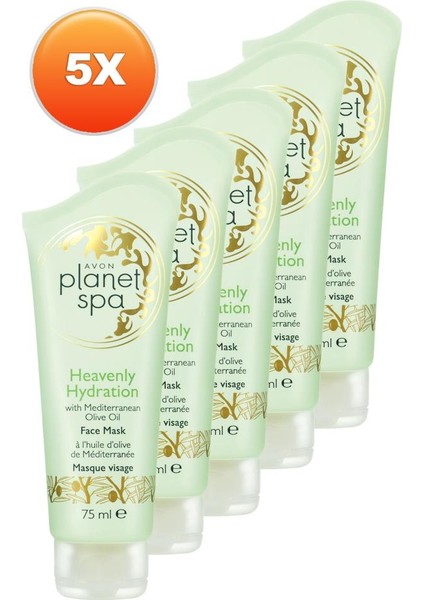 Planet Spa Heavenly Hydration Yüz Maskesi 75 Ml. Beşli Set