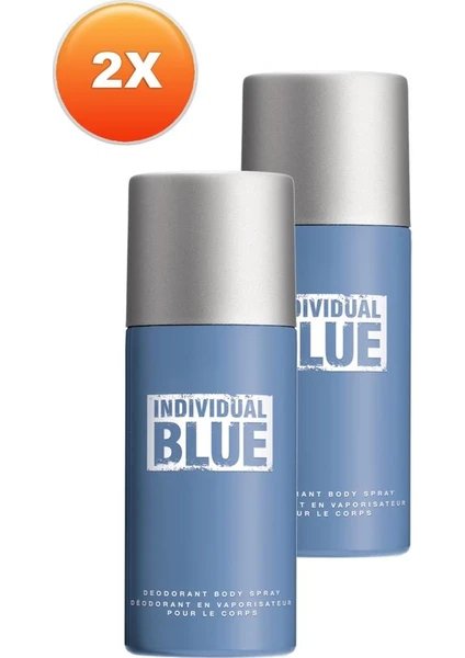 Individual Blue Erkek Deodorant Ikili Set