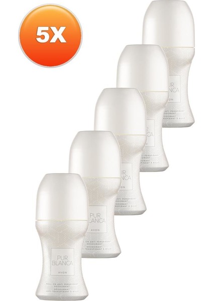 Pur Blanca Kadın Rollon 50 Ml. Beşli Set